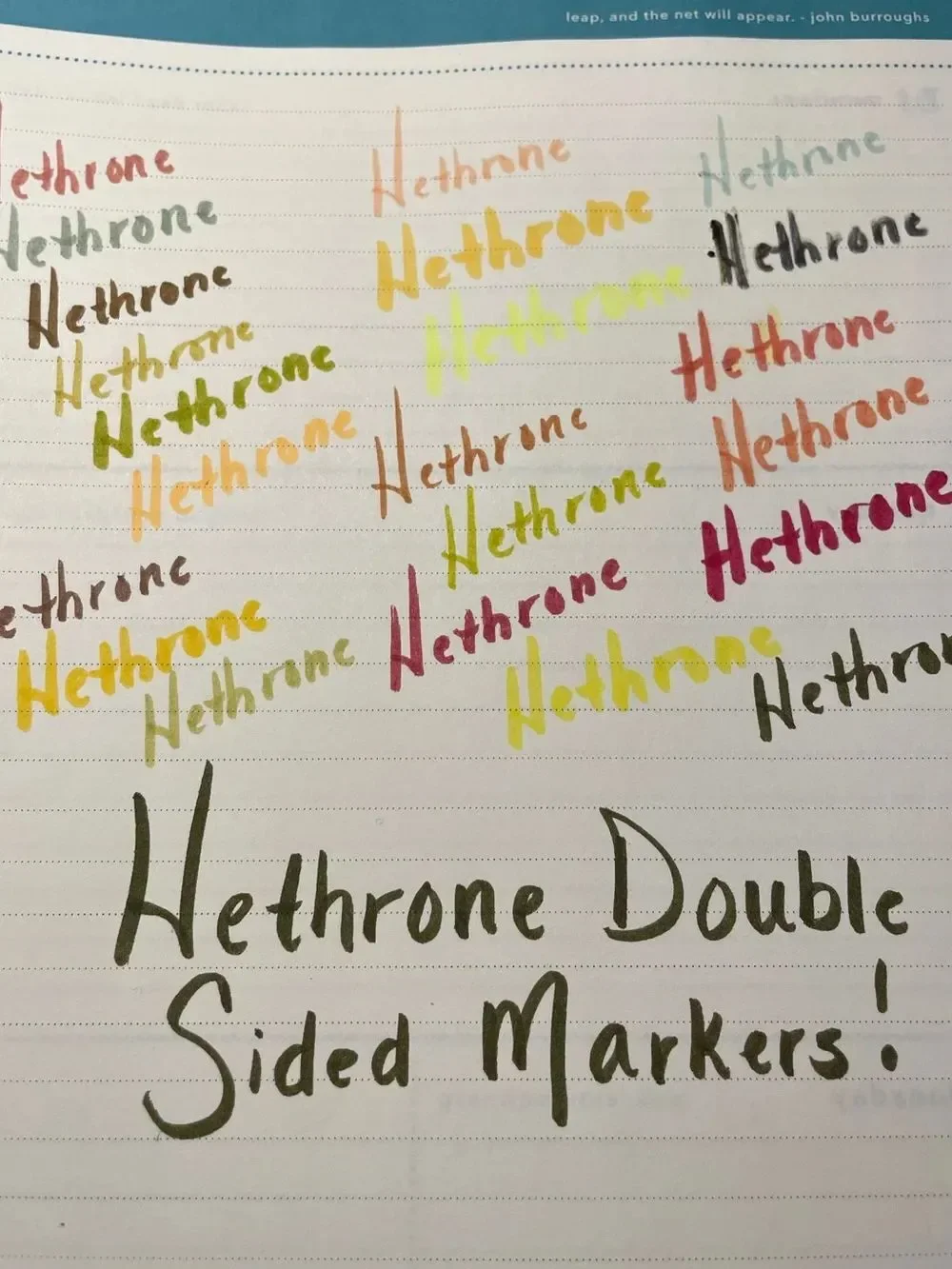Hethrone Set of 22 Dual-Tip Neutral Tone Markers - Assorted Beige, Brown, Peach